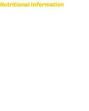 Nutritional Information Energy 1074kj / 259k cal Fat 20g of which saturates 12.4g Carbohydrate 4g of which sugars 3.9g Protein 15.8g Salt 2.4g Calcium 450mg (56% NRV) NRV = Nutrient Reference Value